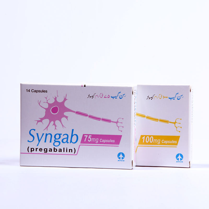 Syngab Cap 100mg 2x7's