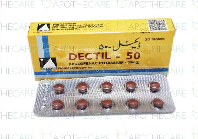 Dectil Tab 50mg 20's