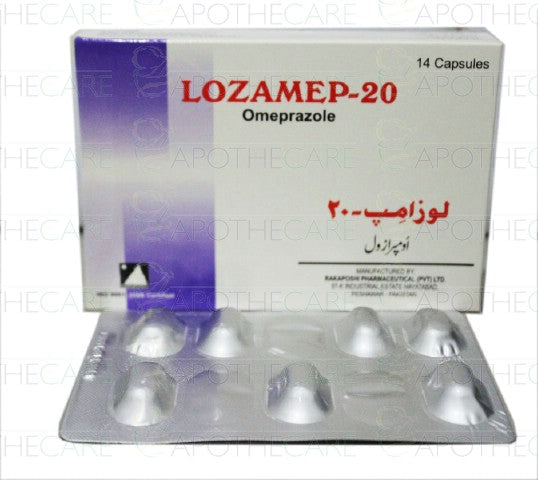 Lozamep Cap 20mg 2x7's