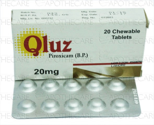 Qluz Tab 20mg 2x10's