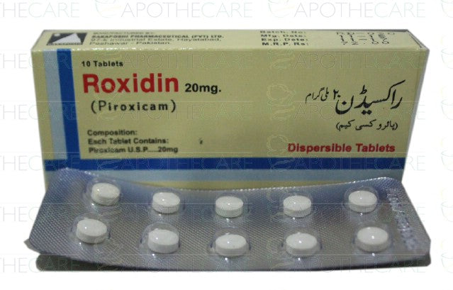 Roxidin Tab 20mg 10's