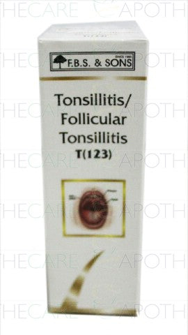 T 123 ( TONSILLITIS) Drops 20ml