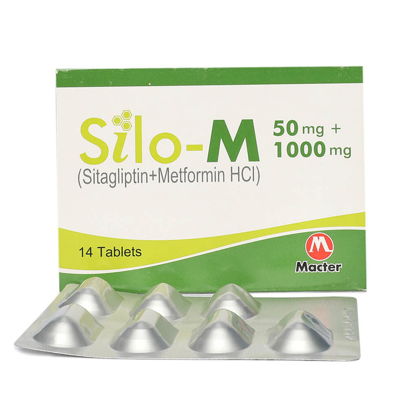 Silo M Tab 50mg/1000mg 14's