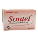 Sontel Chewable Tab 5mg 6x5's