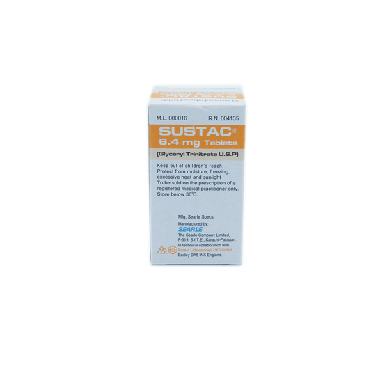 Sustac Tab 6.4mg 30's