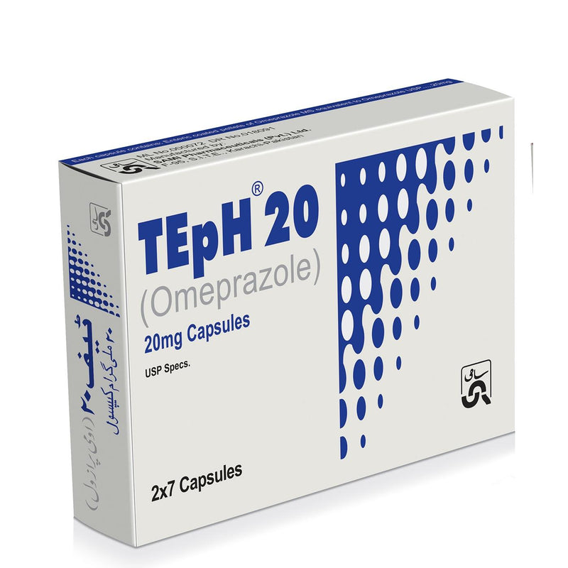 Teph Cap 20mg 2x7's