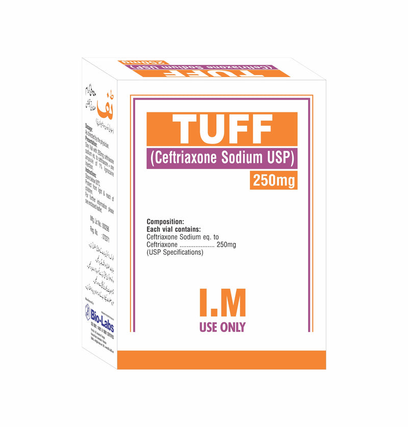 Tuff Injection 250Mg Im 1's