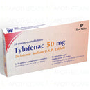 Tylofenac Tab 50mg 20's