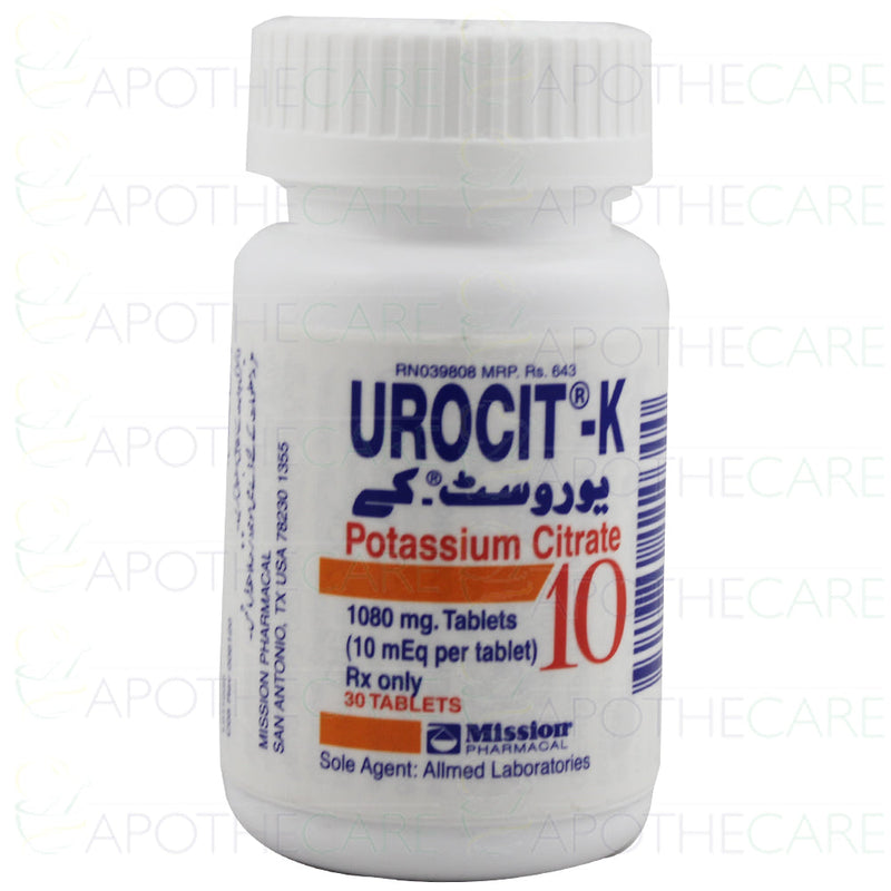 Urocit K Tab 30's