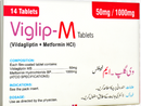 Viglip-M Tab 50mg/1000mg 2x7's