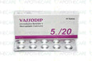 Vassodip Tab 5mg/20mg 1x10's