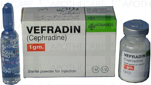 Vefradin Inj 1g 1Vial