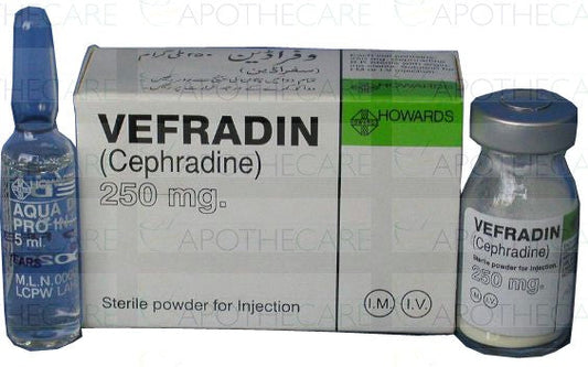 Vefradin Inj 250mg 1Vial