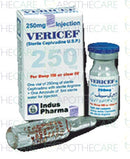 Vericef Inj 250mg 1Vial