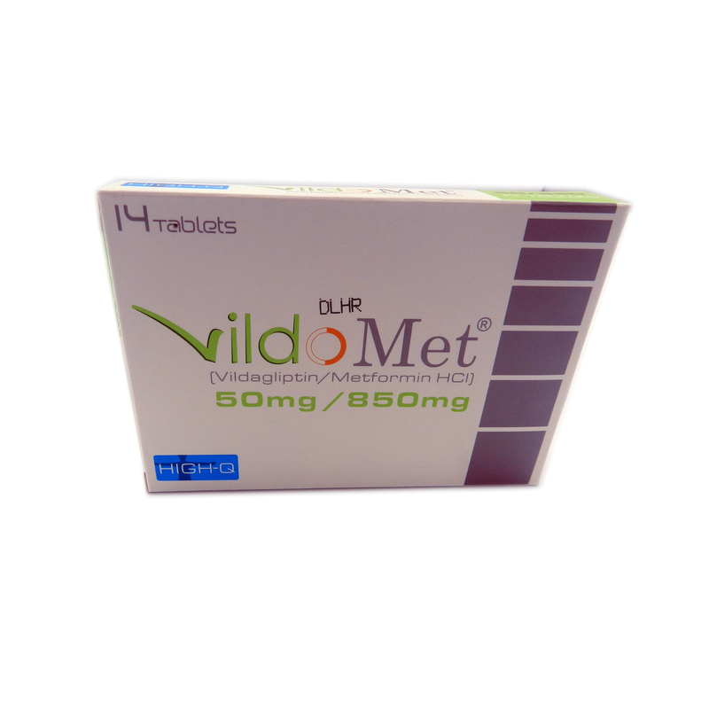 Vildomet Tab 50mg/850mg 14's