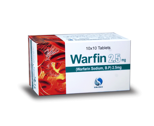 Warfin Tab 2.5mg 100????????s