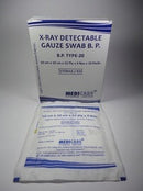 X-Ray Detectable Gauze Swab Sponges Non Sterilize 7.5cmx7.5cm 100's 12Ply