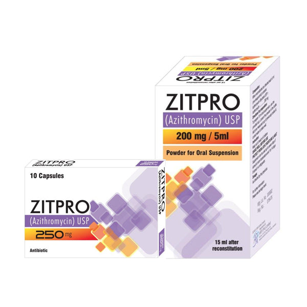 Zitpro Cap 250mg 10's