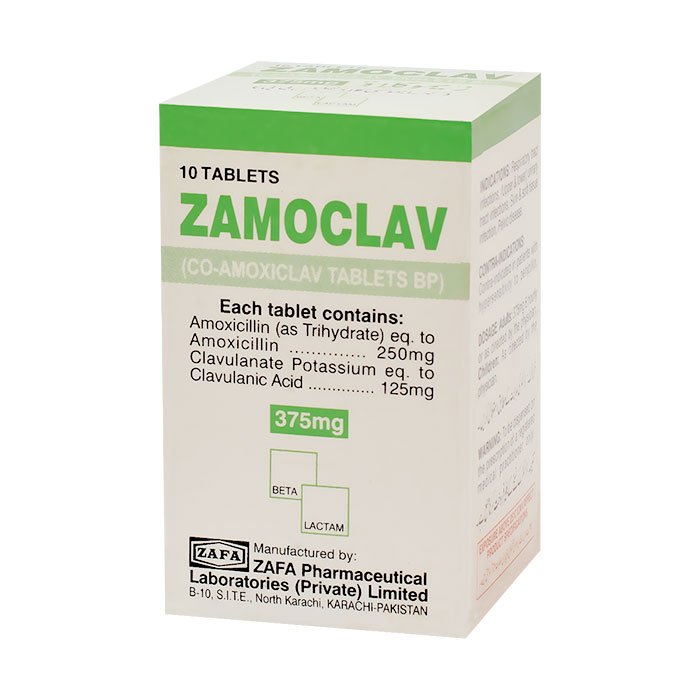 Zamoclav Tab 375Mg