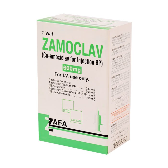 Zamoclav Inj 600Mg