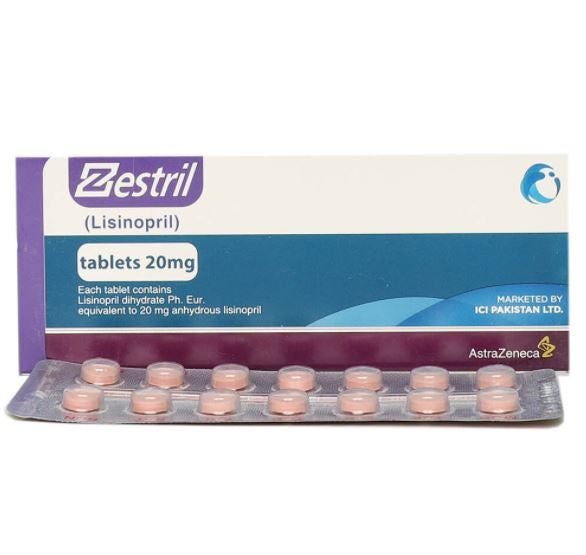 Zestril Tab 20mg 14's