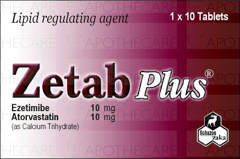 Zetab Plus Tab 10mg/10mg 1x10's