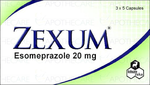 Zexum Cap 20mg 3x5's