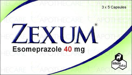 Zexum Cap 40mg 3x5's