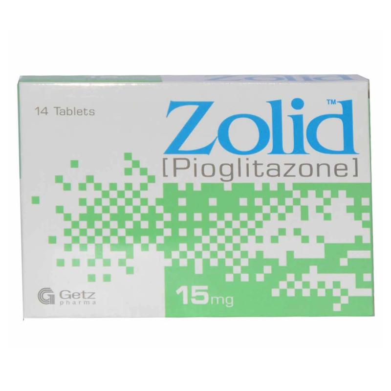 Zolid Tab 15mg 14's