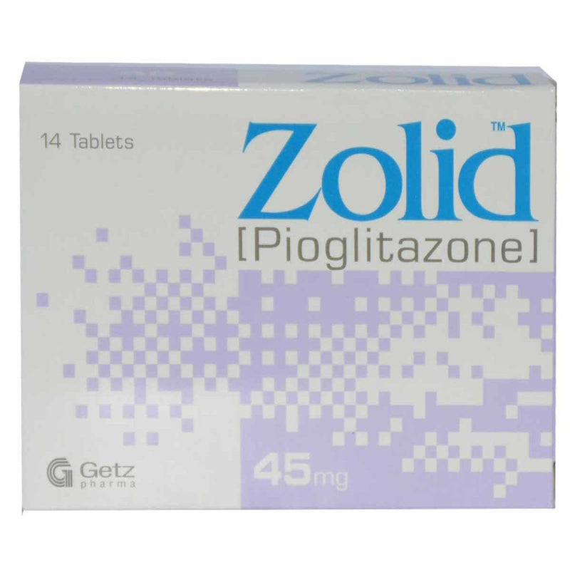 Zolid Tab 45mg 14's