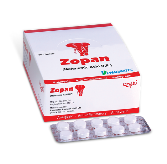 Zopan Tab 250mg 200's