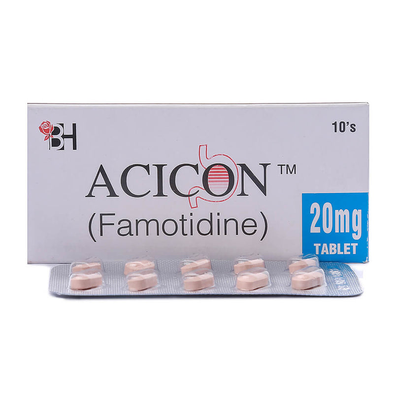 Acicon Tab 20mg 10's