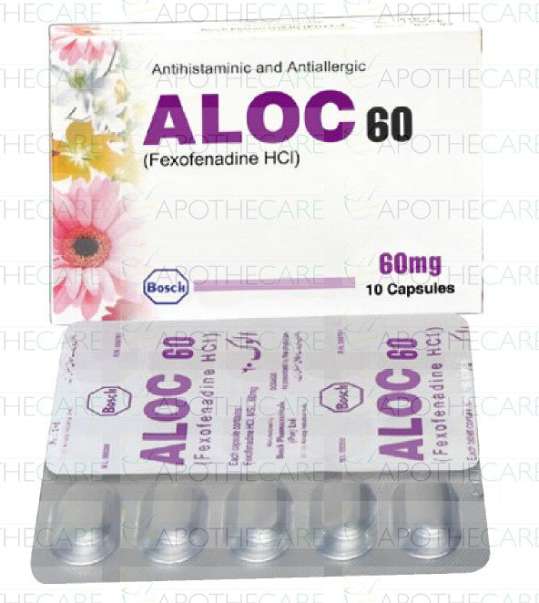 Aloc 60 Cap 60mg 10's