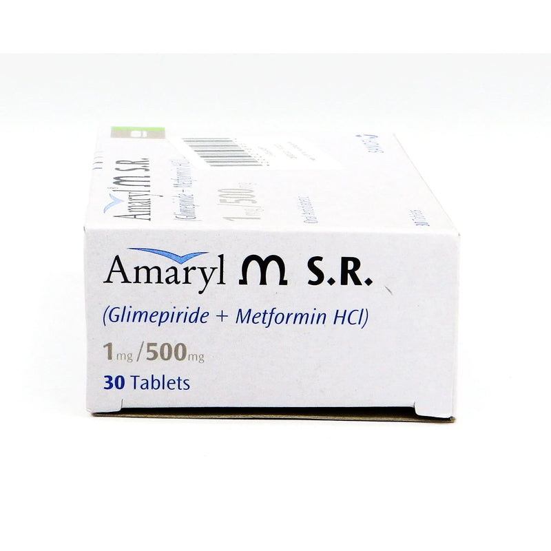 Amaryl M SR Tab 1mg/500mg 3x10's