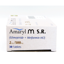 Amaryl M SR Tab 2mg/500mg 3x10's