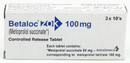 Betaloc-Zok Tab 100mg 3x10's