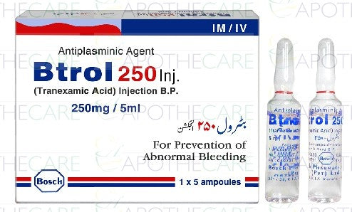 Btrol Inj 250mg 5Ampx5ml