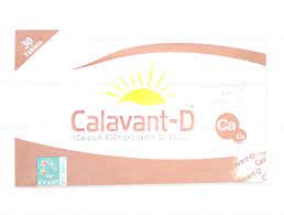 Calavant-d Tab 600mg/400iu 30's