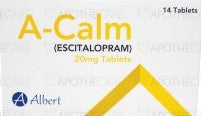 A-Calm Tab 20mg 14's