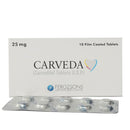 Carveda Tab 25mg 10's