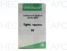 Chroncef IV Inj 1gm 1Vial