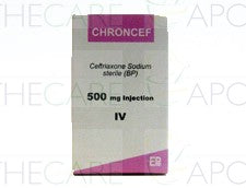 Chroncef IV Inj 500mg 1Vial