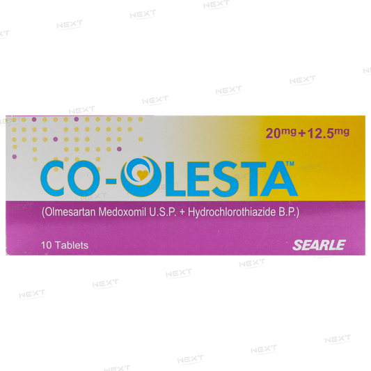 Co-Olesta Tab 20mg/12.5mg 10's