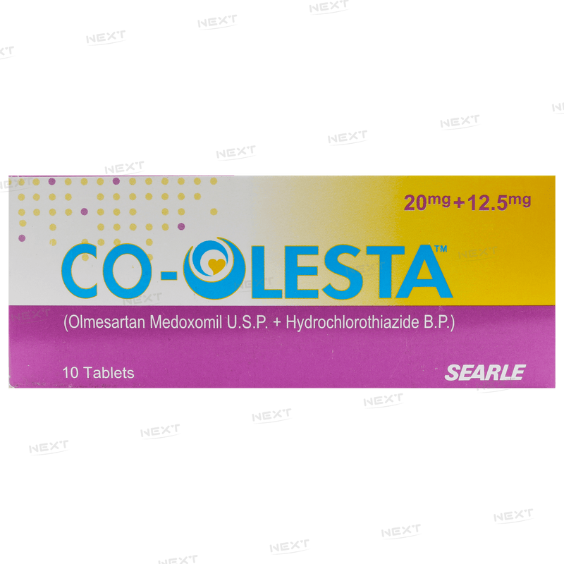 Co-Olesta Tab 20mg/12.5mg 10's