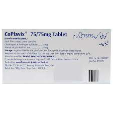 Co-Plavix Tab 75mg/75mg 10-s