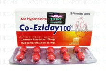 Co-Eziday Tab 100mg/25mg 10's