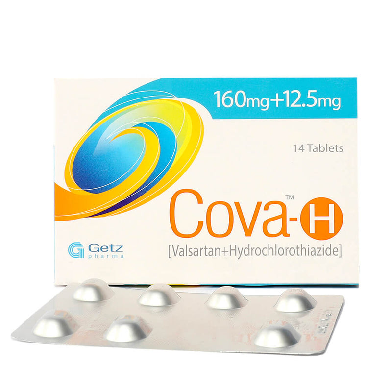 Cova-H Tab 160mg/12.5mg 14's