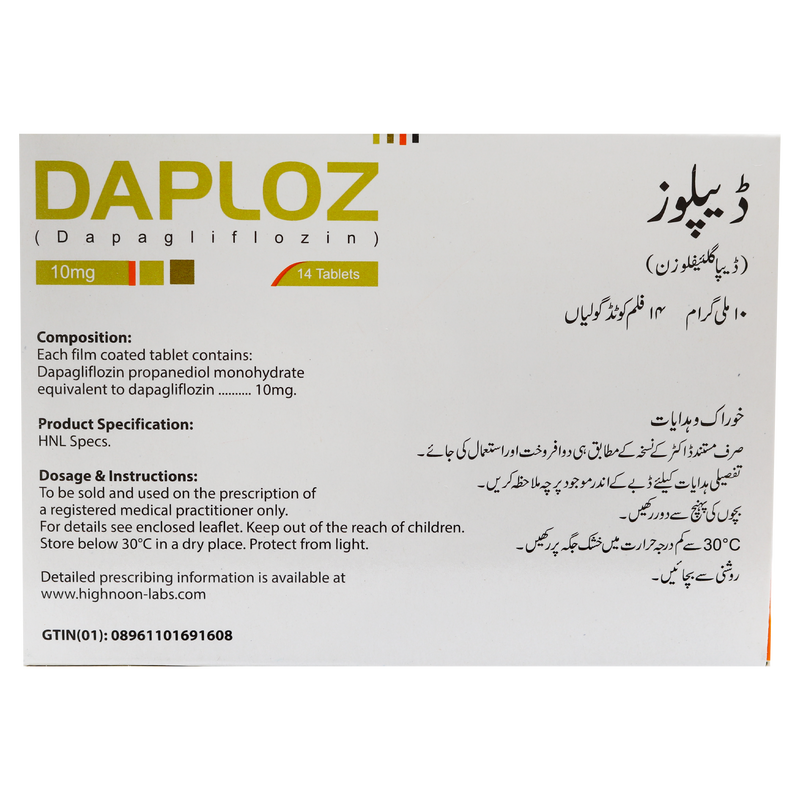 Daploz Tab 10mg 14's