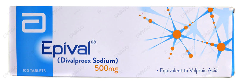 Epival Tab 500mg 10x10's