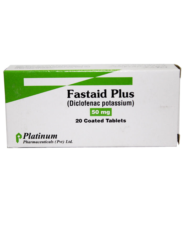 Fastaid Plus Tab 50mg 20's